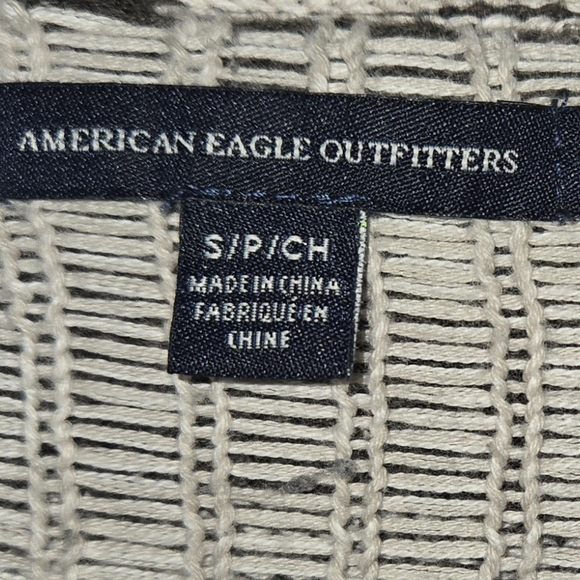 American Eagle Outfitters hooded knit Sweater, Size Small, Tribal Aztec - Picture 8 of 8